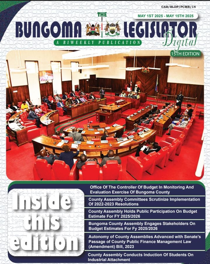 15th Edition of Bungoma Legislator