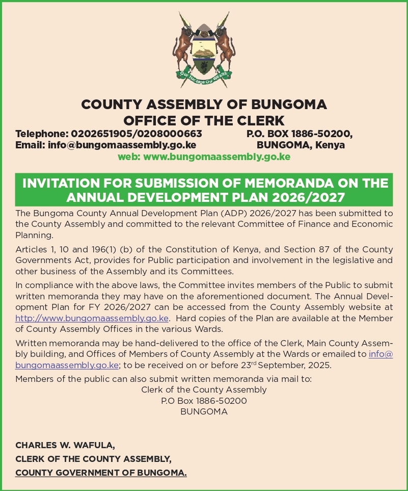 PUBLIC NOTICE