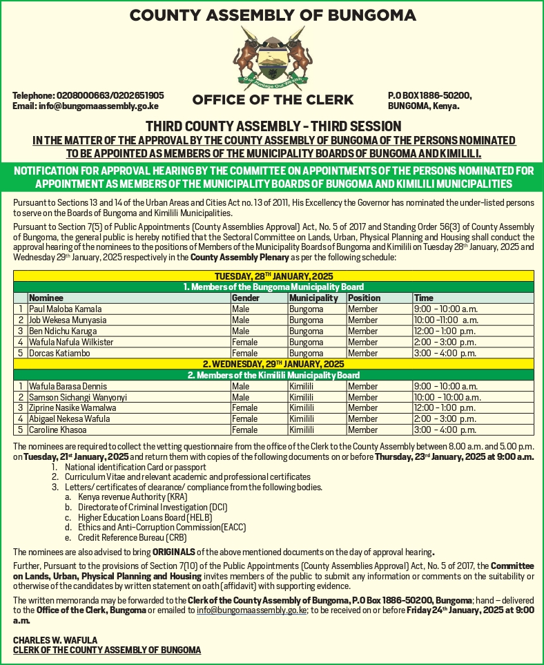 PUBLIC NOTICE