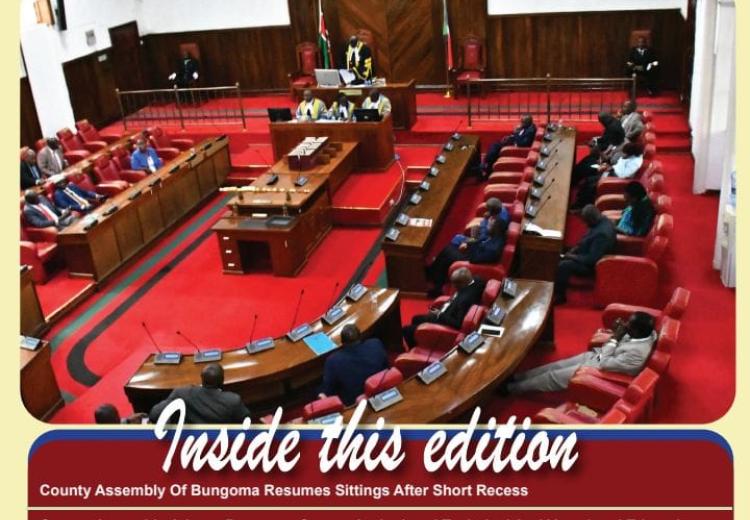 BUNGOMA LEGISLATOR 20TH ED. E-NEWSLETTER