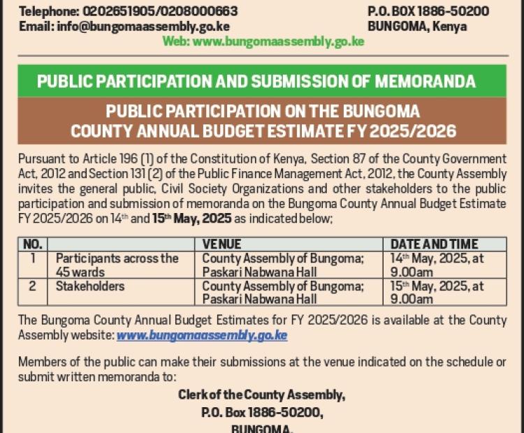 PUBLIC NOTICE
