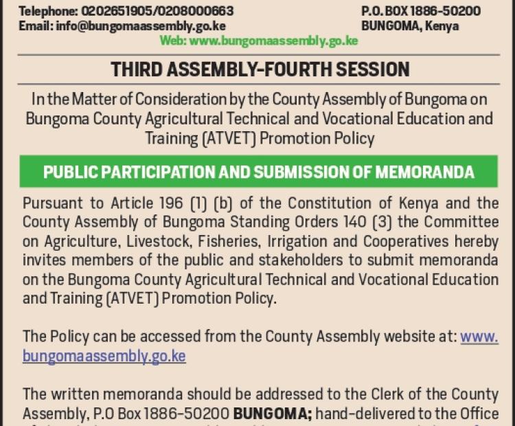 PUBLIC PARTICIPATION