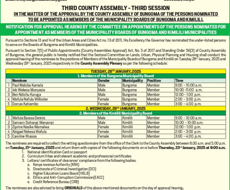 PUBLIC NOTICE