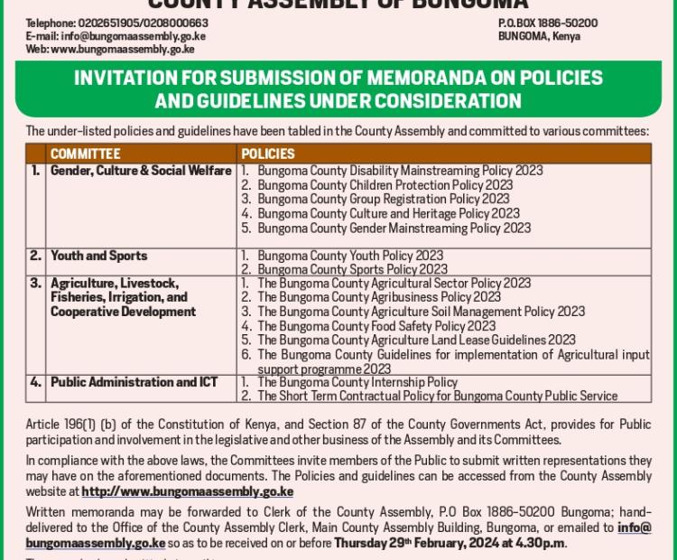 PUBLIC NOTICE